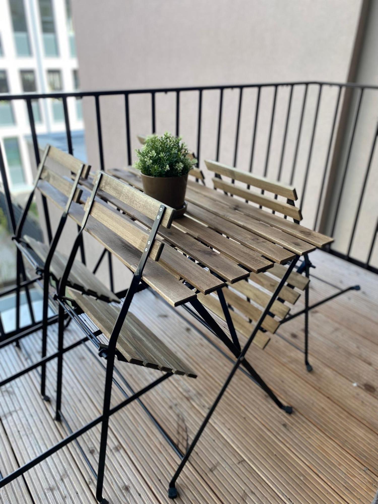 Eiwelhome - Stilvoll, Urban-Ruhig Schlafen, Bahnhofsnah, Balkon Erfurt Exterior foto